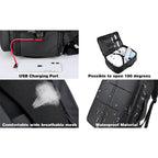 Sac a Dos Cartable avec Compartiment Chaussures 17 Pouces - Backpack dz