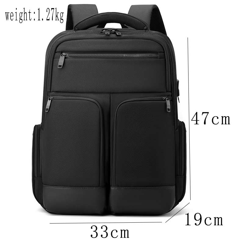 Sac à dos business élégant pour laptop grande capacité avec rangement multicouche