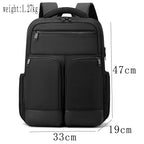 Sac à dos business élégant pour laptop grande capacité avec rangement multicouche