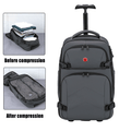 Sac à dos avec roulllettes et compression