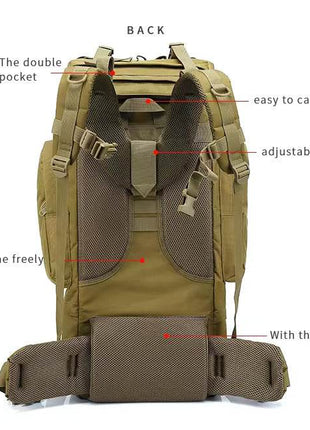 Sac à Dos Camping Randonnée 75L Voyage - Backpack dz