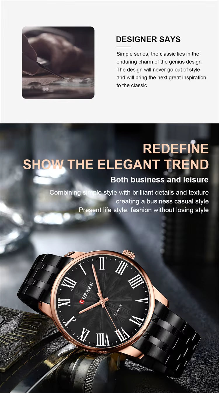 Montre Homme Curren M8422 – Acier & Style Moderne - Backpack dz