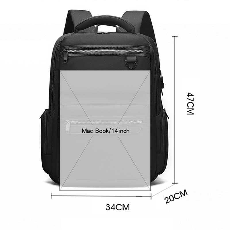 Sac à dos pour laptop grande capacité et imperméable