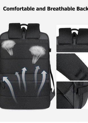 Sac à Dos Cartable Voyage Professionnel Grande Capacité avec Port USB - Backpack dz