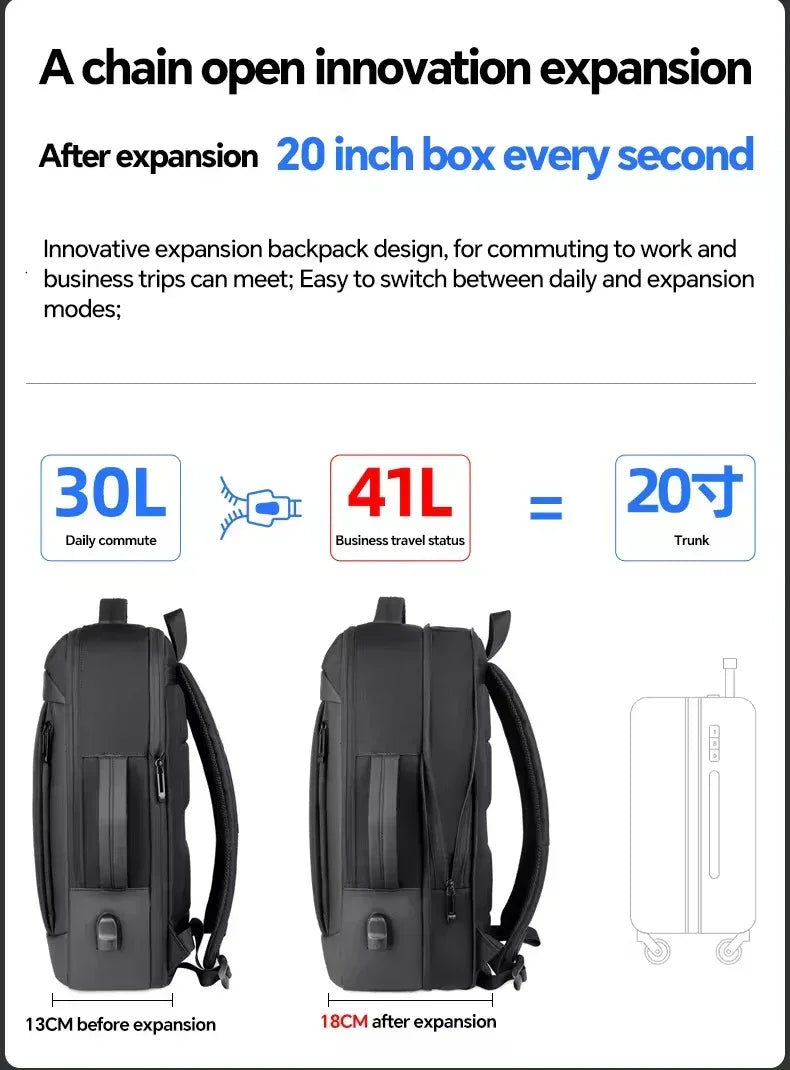 Sac à Dos et Cartable Spacieux Extensible - Backpack dz