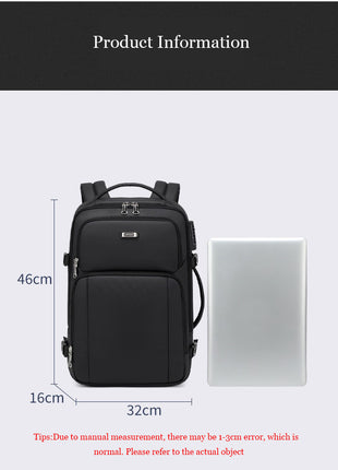 Sac a Dos Cartable Multifonctionnel Anti-vol 2 en 1