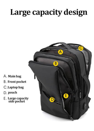 Sac à Dos et Cartable 15.6" Unisexe - Qualité Imperméable et Antirayures ! - Backpack dz