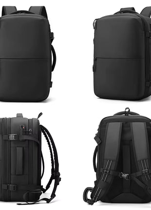 Sac à Dos Cartable Grande Capacité Antivol Compression Sous Vide étanche