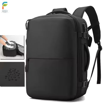 Sac à Dos Cartable Grande Capacité Antivol Compression Sous Vide étanche
