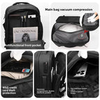 Sac à dos professionnel multifonctionnel extensible avec compression sous vide et anti-vol - Backpack dz