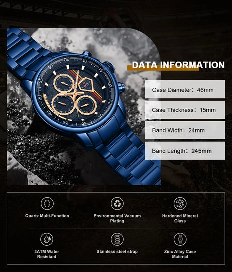 Montre Chronographe NAVIFORCE 9184 Homme