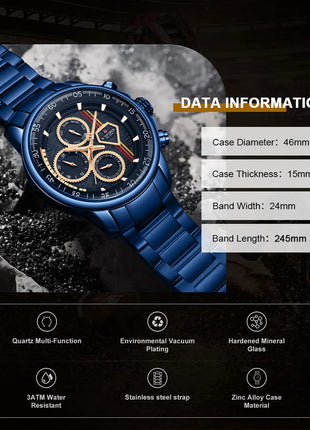 Montre Chronographe NAVIFORCE 9184 Homme