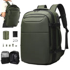 Sac à dos professionnel multifonctionnel extensible avec compression sous vide et anti-vol - Backpack dz