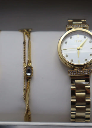 Coffret Cadeau IEKE Eliska – Doré Sublime & Détails Perlés