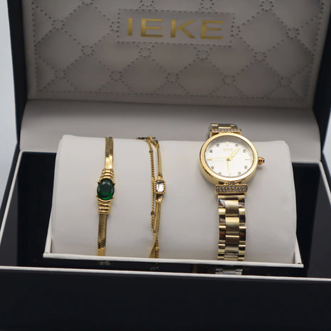 Coffret Cadeau IEKE Eliska – Doré Sublime & Détails Perlés