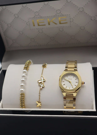 Coffret Cadeau IEKE Eliska – Doré Sublime & Détails Perlés