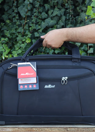 Pack de 3 pieces cabas-chariot avec poche antivol