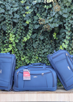 Pack de 3 pieces cabas-chariot avec poche antivol