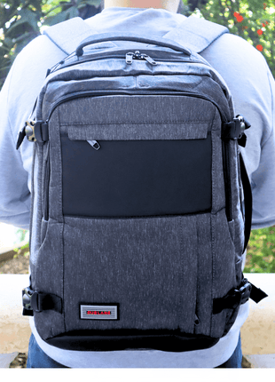 Sac a Dos Cartable Robuste VOYAGE Grande Capacité 17' - Backpack dz