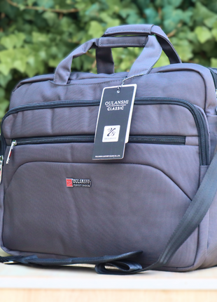 Mallette et Sac a Dos d’Affaires Multifonctionnelle 2 en 1 - Toile Imperméable
