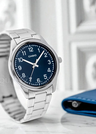 Montre Homme CASIO Bracelet Cuir – Ultra Fine & Légère V005D