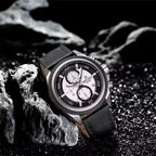 Montre Homme Naviforce NF8075 Chronographe – Cuir Véritable & Style Élégant - Backpack dz