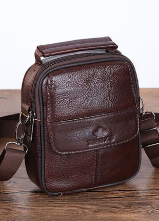 حقيبة من جلد البقر