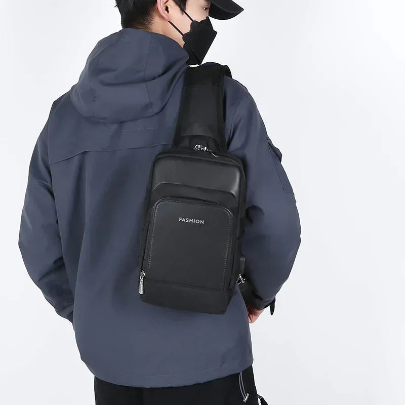 Sacoche Sling Bag avec USB - Backpack dz