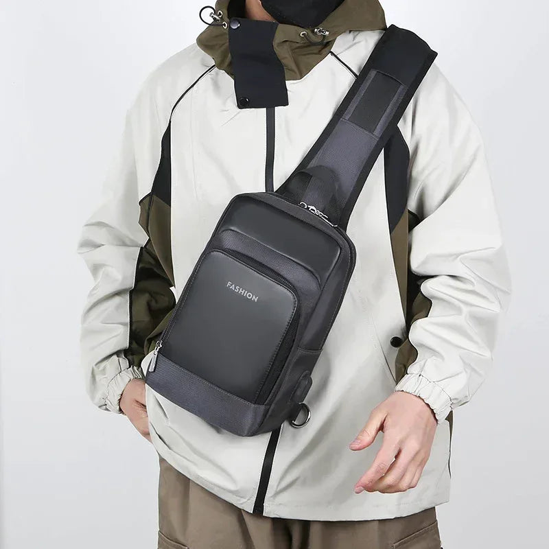 Sacoche Sling Bag avec USB - Backpack dz