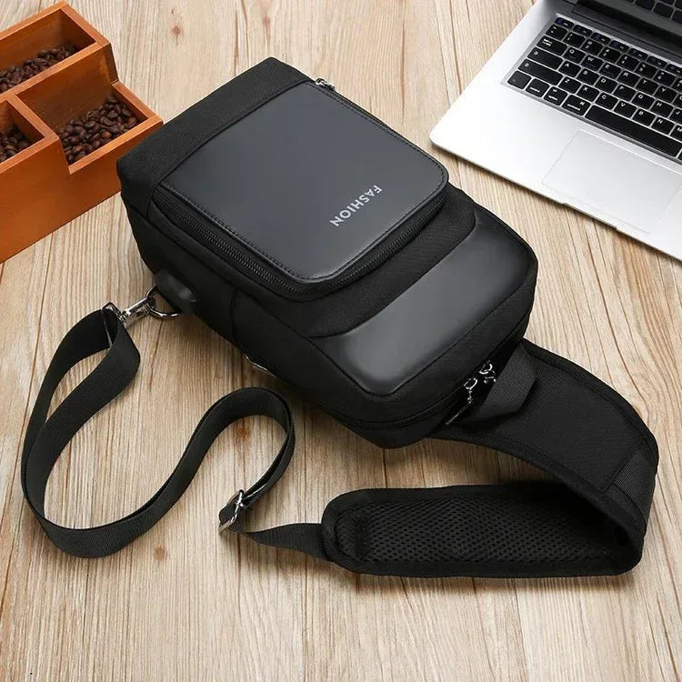 Sacoche Sling Bag avec USB - Backpack dz