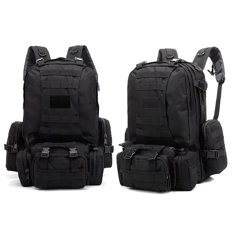 Sac À Dos avec sacoche De Randonnée Camping Tactique 4 en 1 - Backpack dz