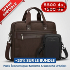 Pack Pratique : Cartable Jeep + Sacoche casual