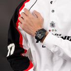 Montre Homme Naviforce 9242 – Analogique & Digitale, Style Sport Moderne - Backpack dz