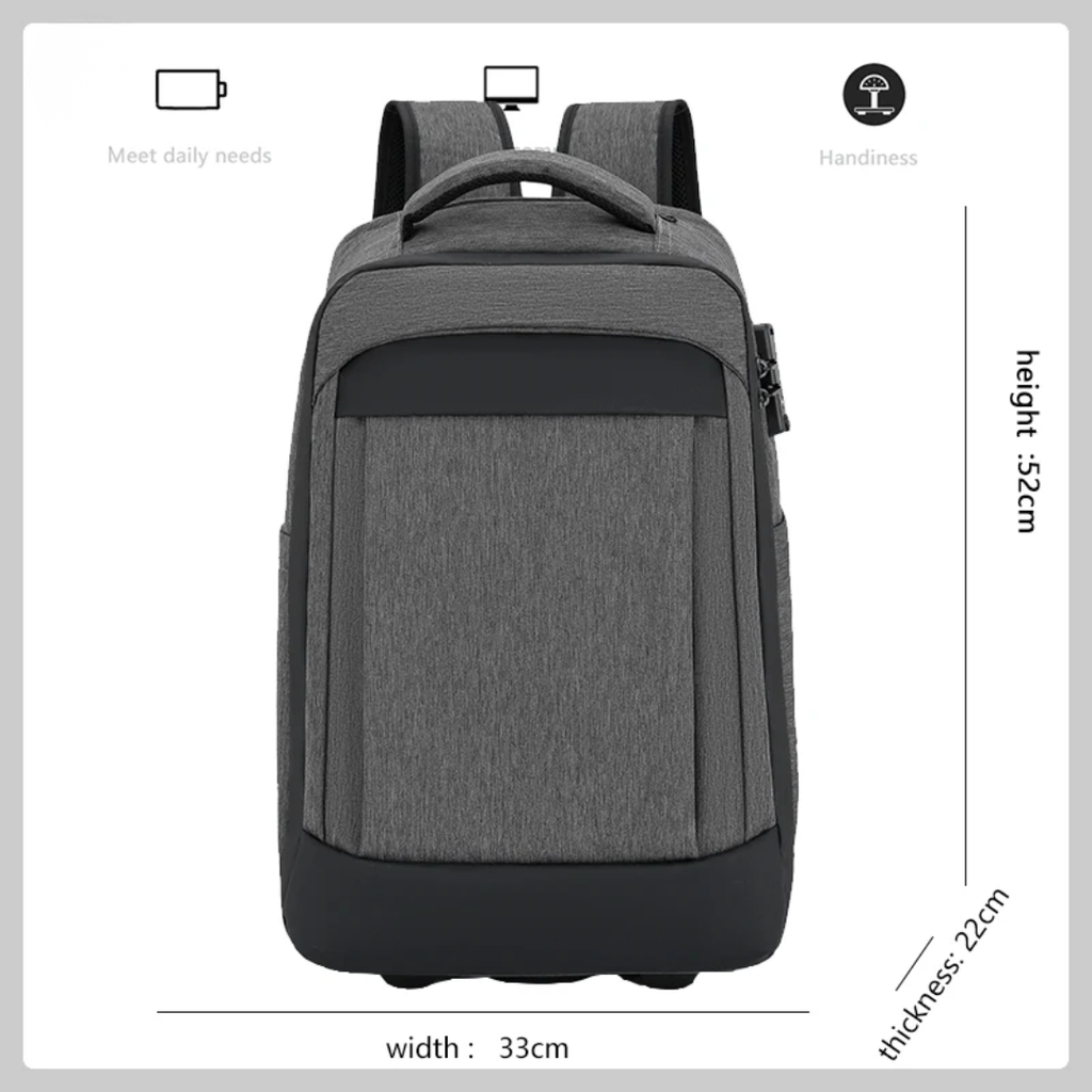 Sac a dos trolley et compression