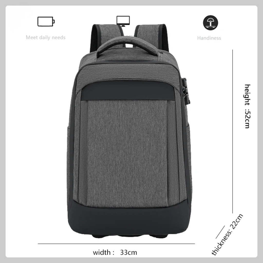 Sac a dos trolley et compression