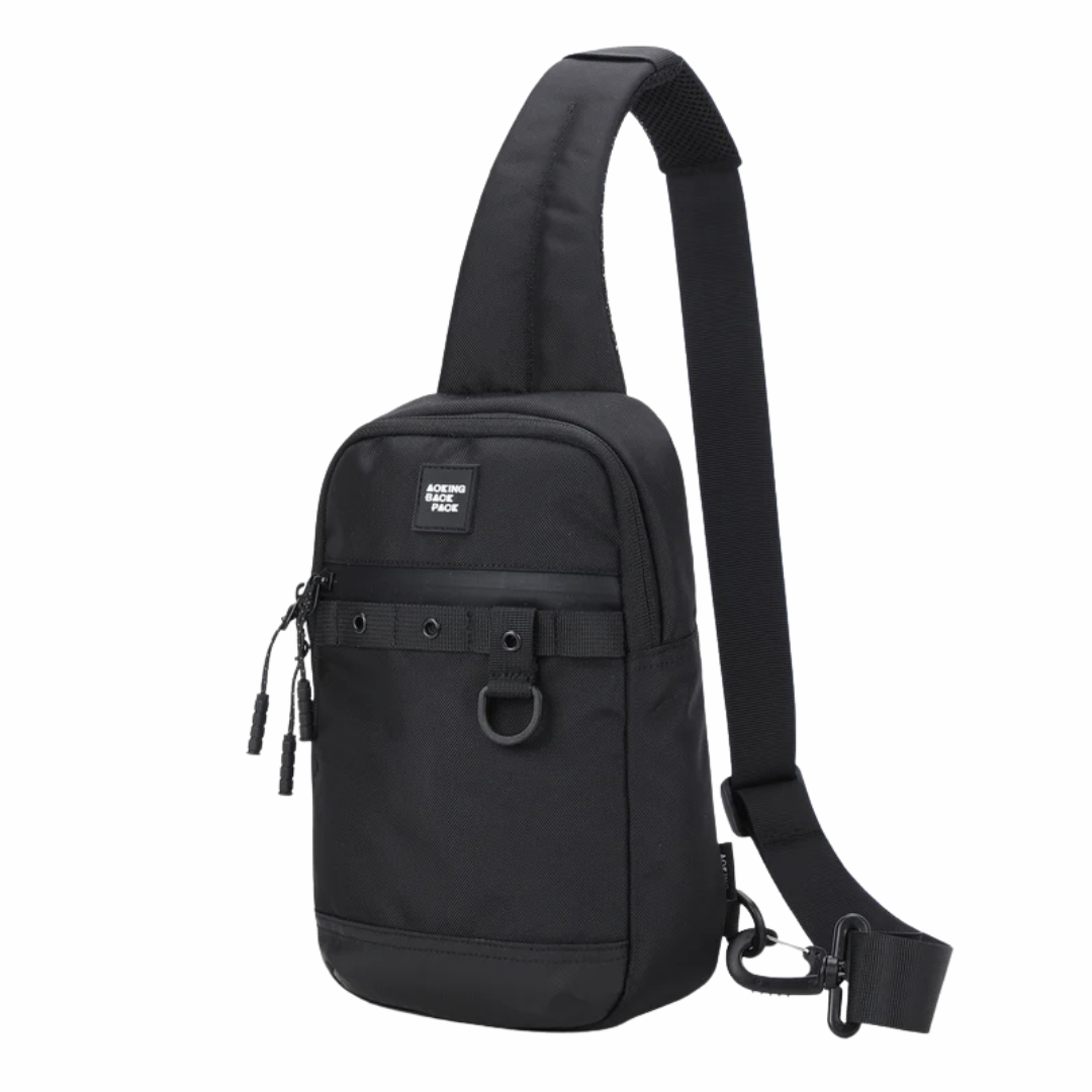 Sac bandoulière étanche pour homme Aoking Black Fashion