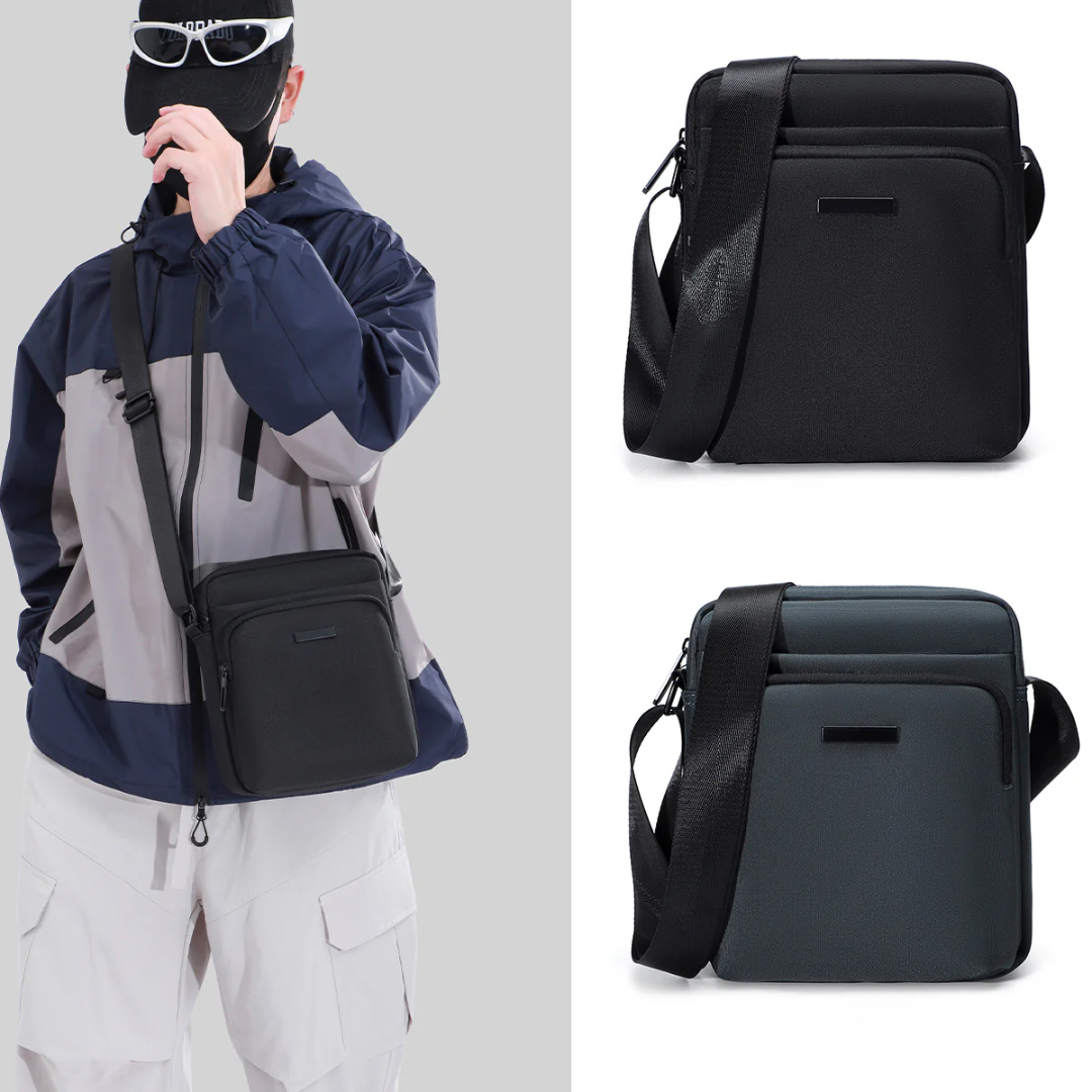 Sac bandoulière homme en liège synthétique