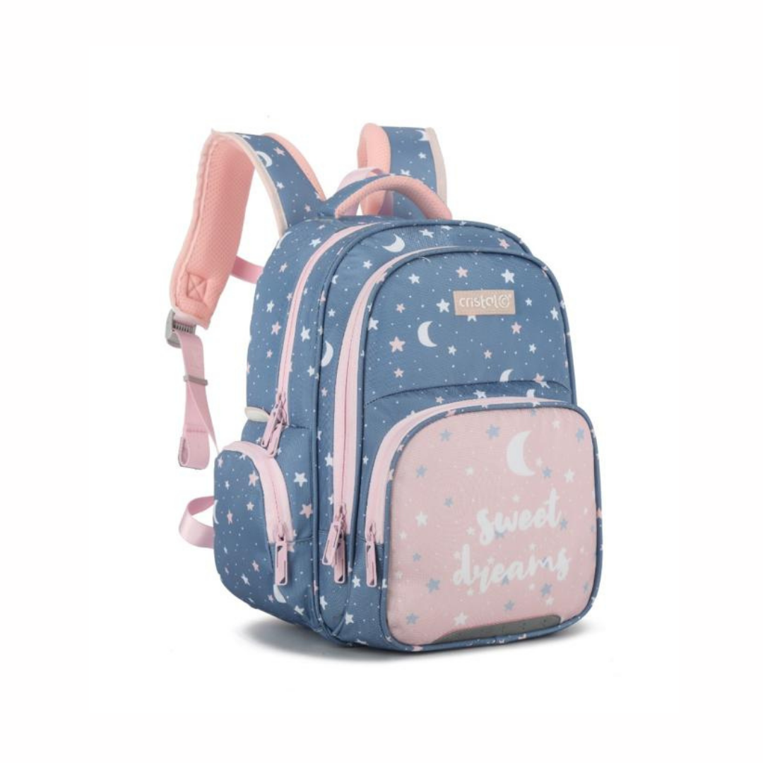 Sac à Dos fille & garçon Cristal pour école primaires avec grand compartiment
