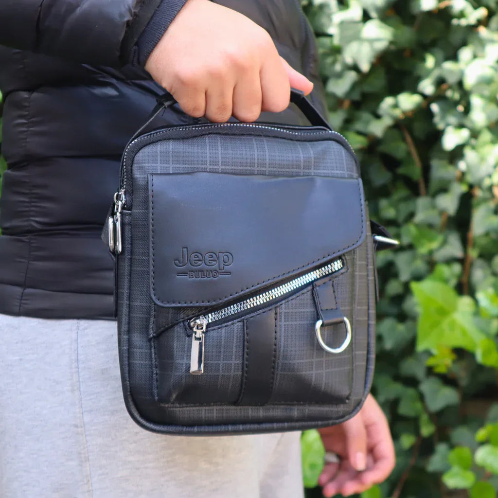 Sacoche Jeep Casual en Cuir Fendu - Backpack dz