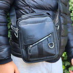 Sacoche Jeep Casual en Cuir Fendu - Backpack dz