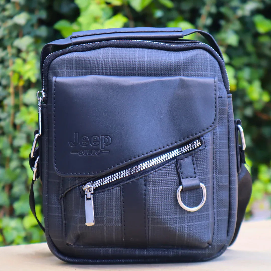 Sacoche Jeep Casual en Cuir Fendu - Backpack dz