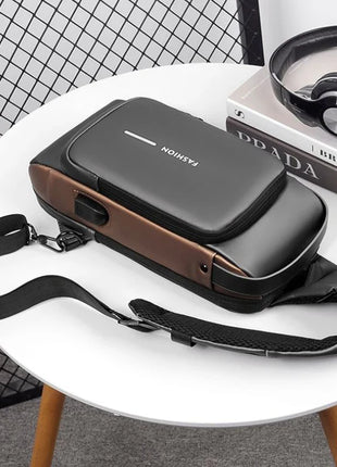 Sac à Bandoulière Fashion USB Antivol