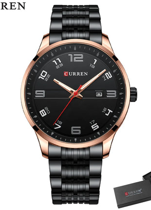 Montre Homme CURREN – Élégance décontractée avec bracelet acier