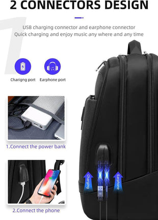 Sac a Dos D'affaires WIERSOON Robuste - Backpack dz