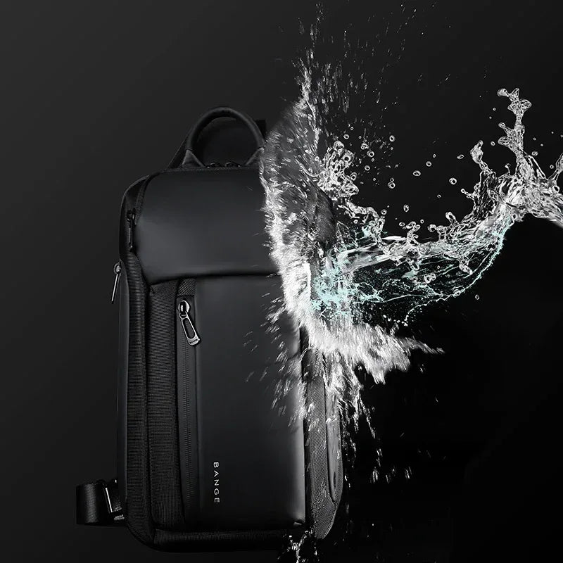 Sac Bandoulière Homme BANGE – Compact, Élégant et Résistant 7566 - Backpack dz