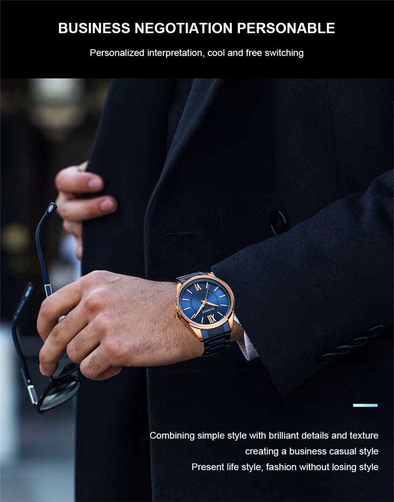 CURREN – L’élégance virile du look business affirmé & style classique revisité - Backpack dz