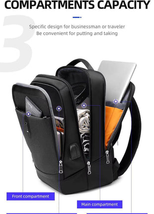 Sac a Dos D'affaires WIERSOON Robuste - Backpack dz
