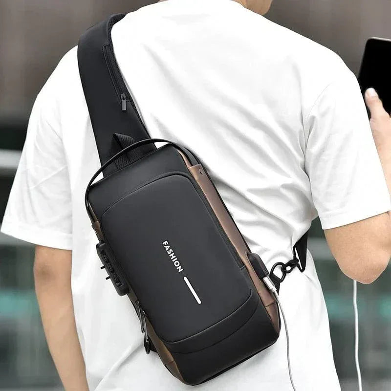 Sac à Bandoulière Fashion USB Antivol - Backpack dz