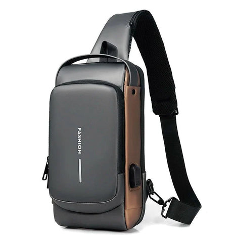 Sac à Bandoulière Fashion USB Antivol