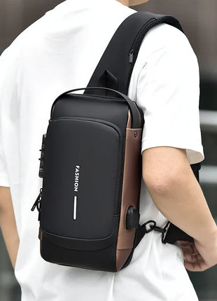 Sac à Bandoulière Fashion USB Antivol